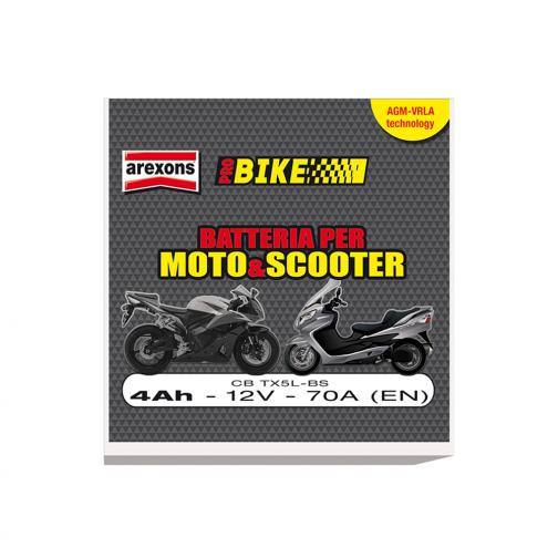 Cbtx5lbs batteria scooter e moto 4ah 12v agm