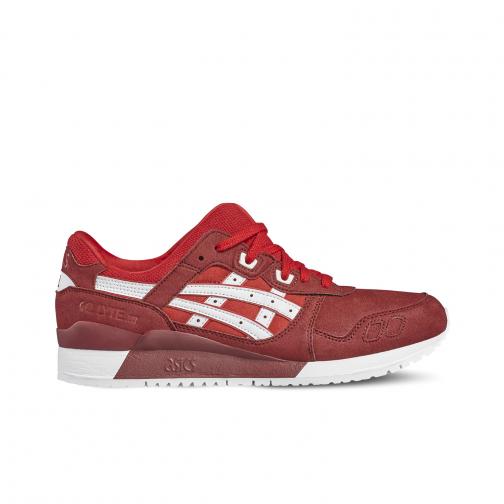 asics gel lyte iii red white