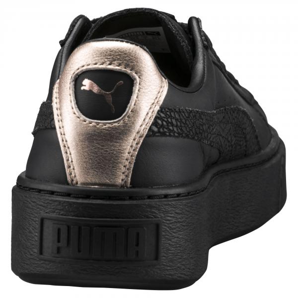 puma basket platform euphoria nere