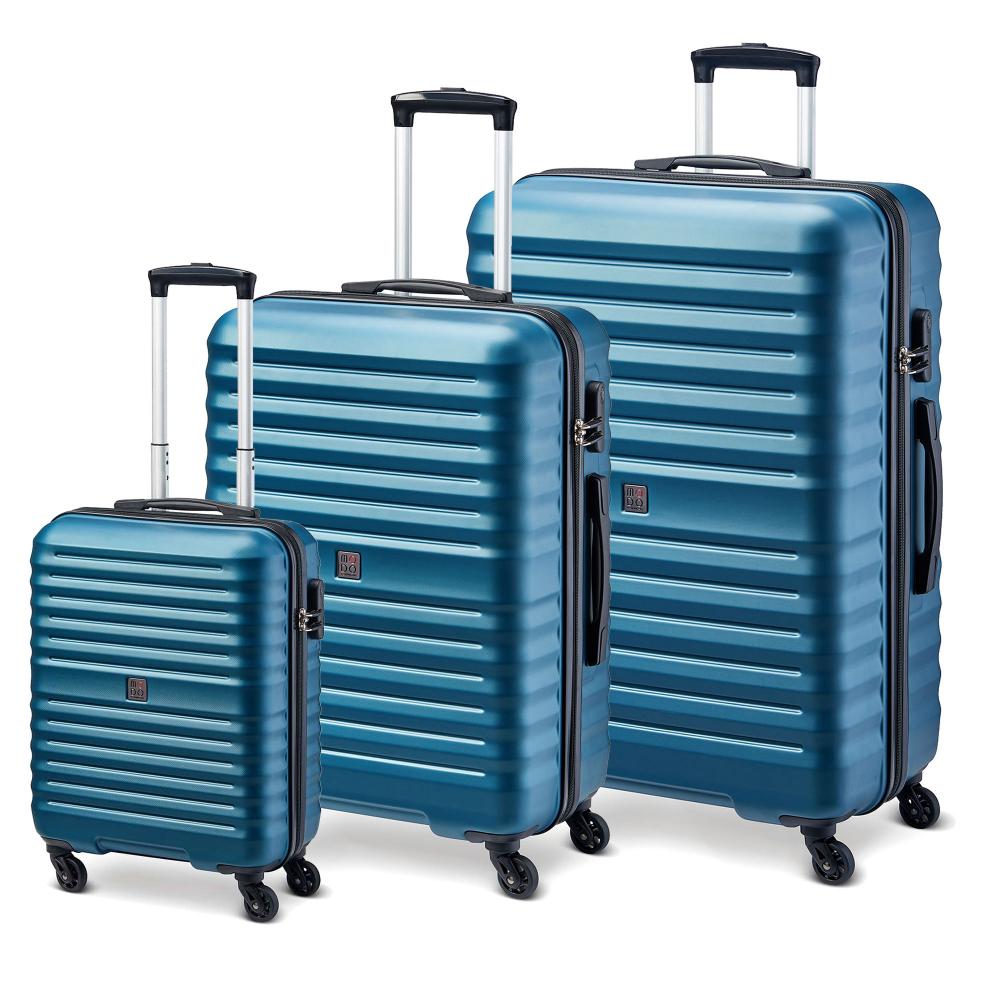 teal luggage set