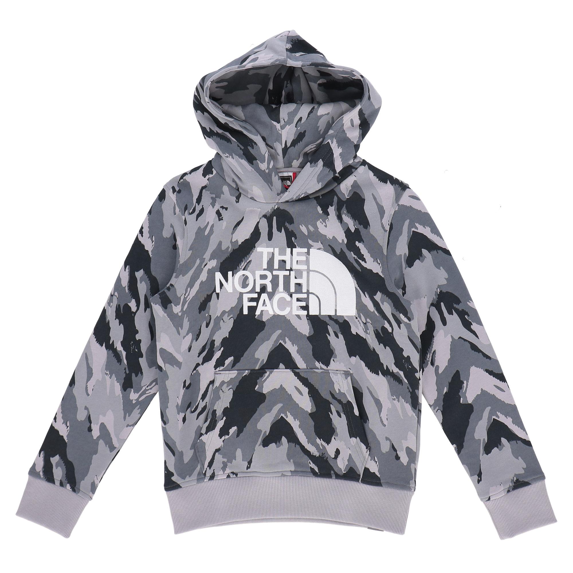 grey camo north face