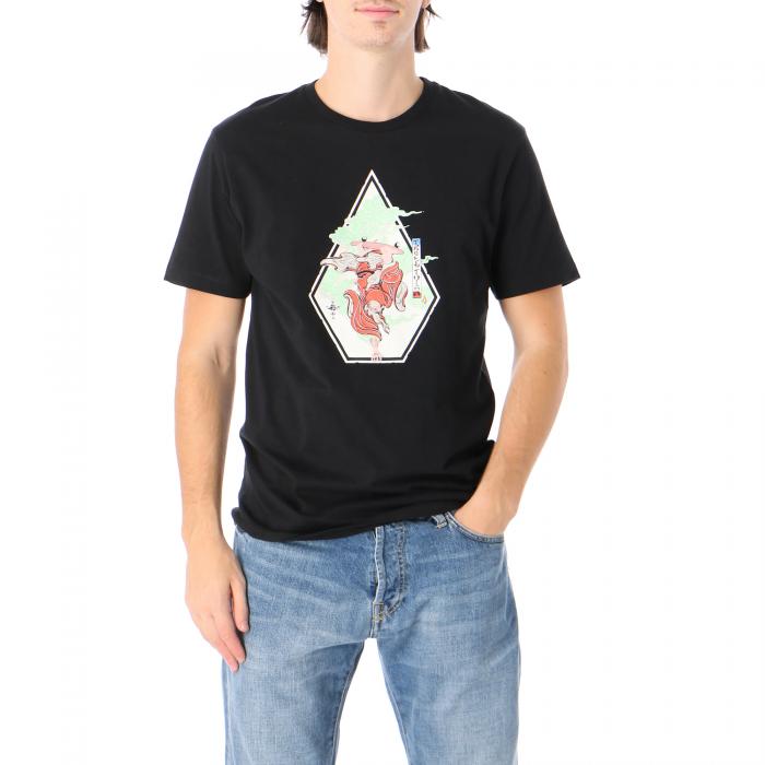 Maglietta a Maniche Corte Uomo Volcom Nozaka Skate SS