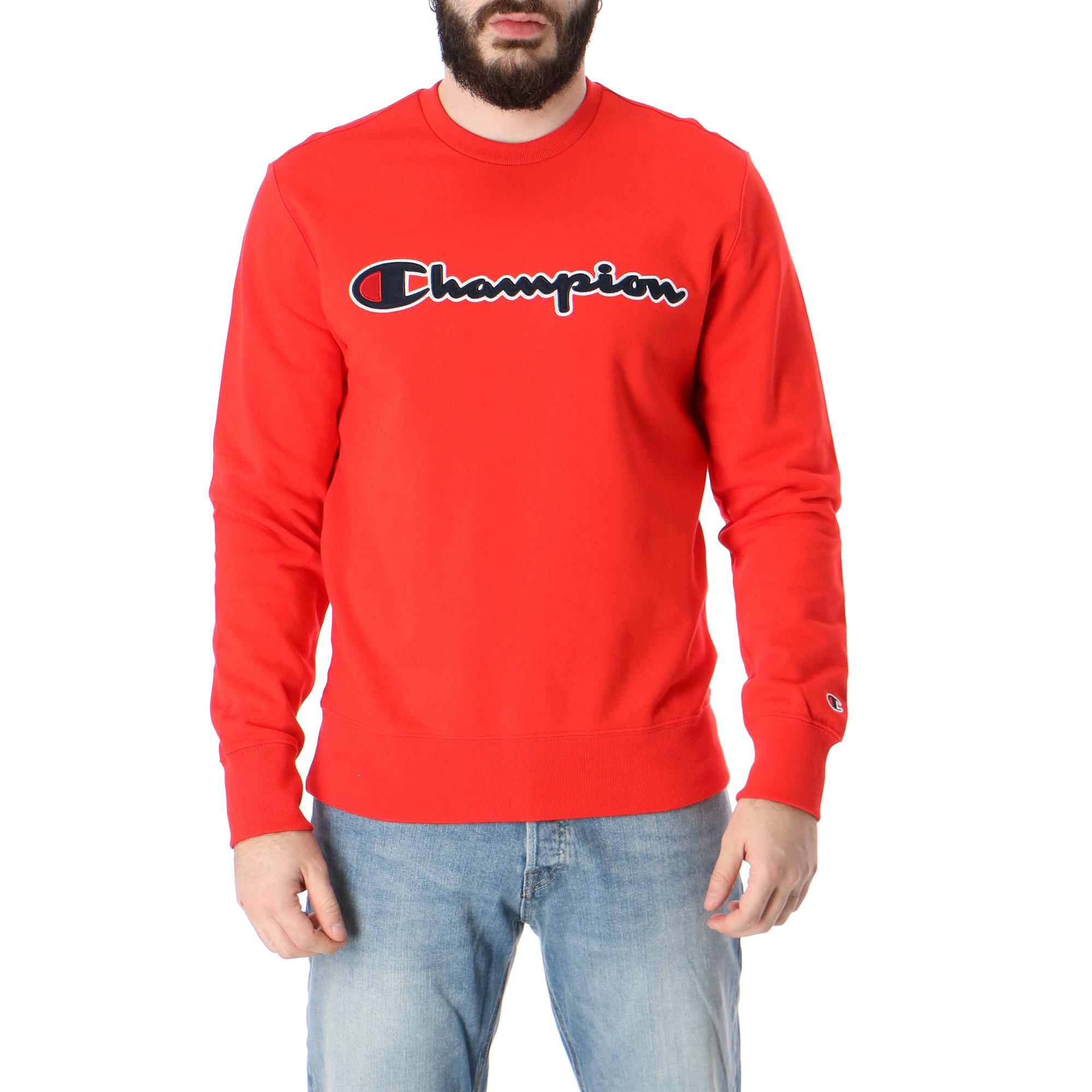 champion crewneck sweatshirt red