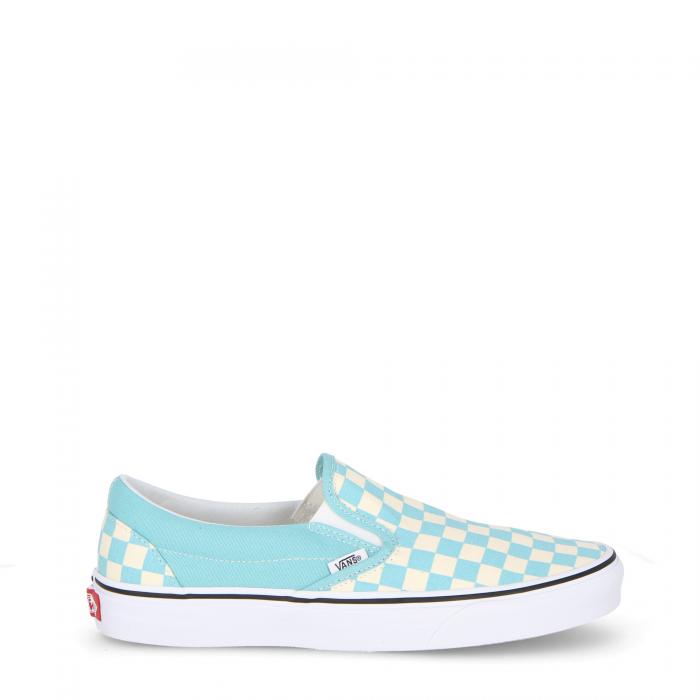 aqua haze checkered vans