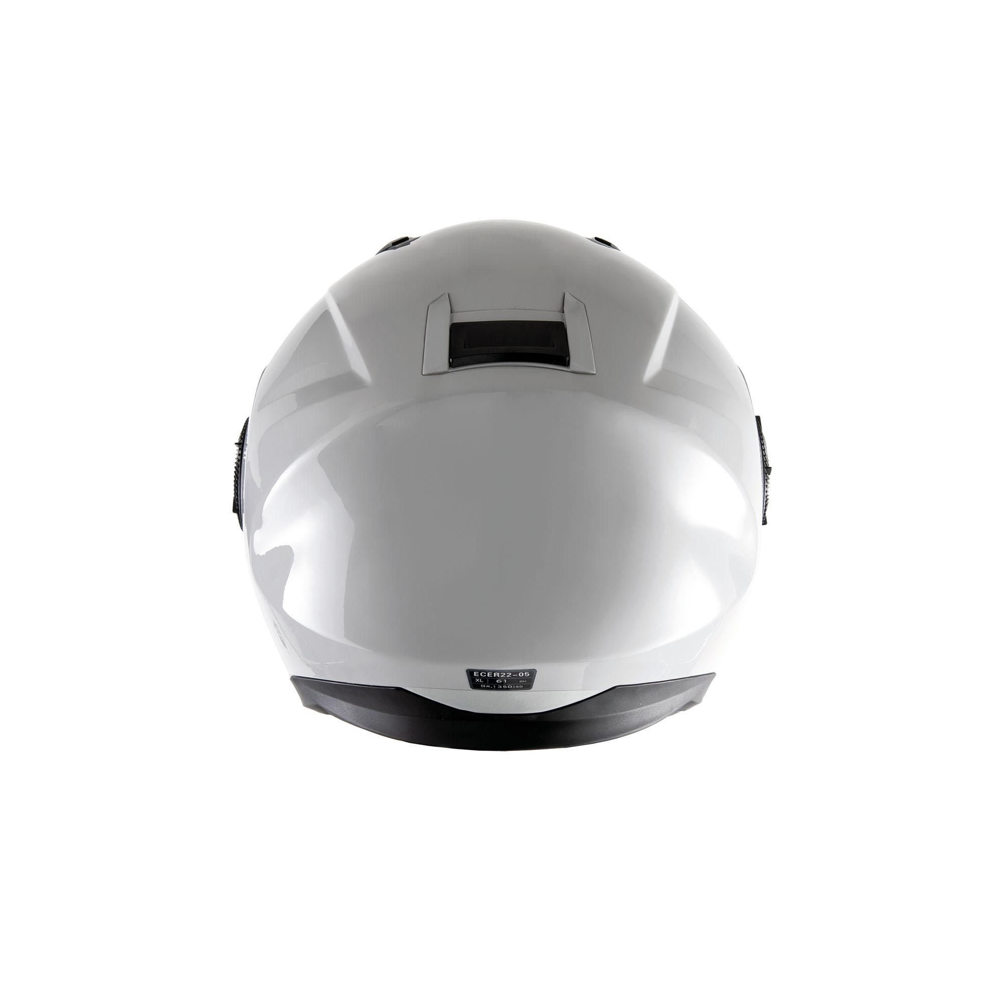 Casco Jet El'tange Blanco Hielo Brillo 