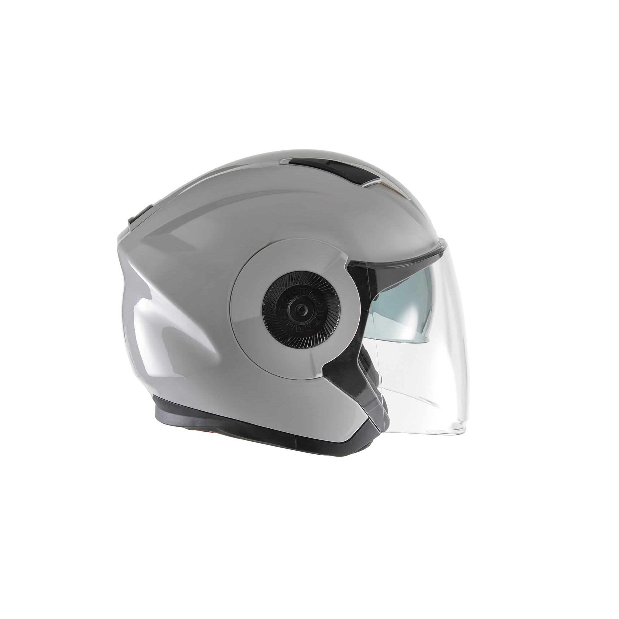 Casco Jet El'tange Blanco Hielo Brillo 
